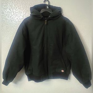 Dickies Mens Black Duck Jacket Size LARGE